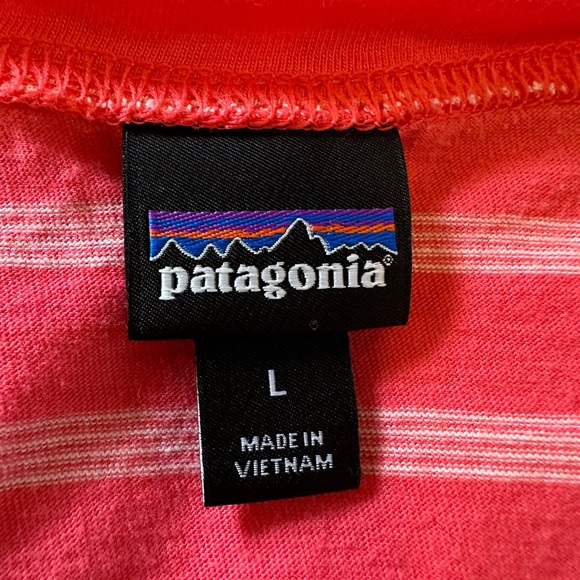 Patagonia Pink Stripe Organic Cotton Tank Top - Picture 9 of 16